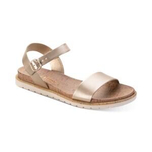 Sun + Stone Mattie Flat Sandals, Created for Macy's - Platino